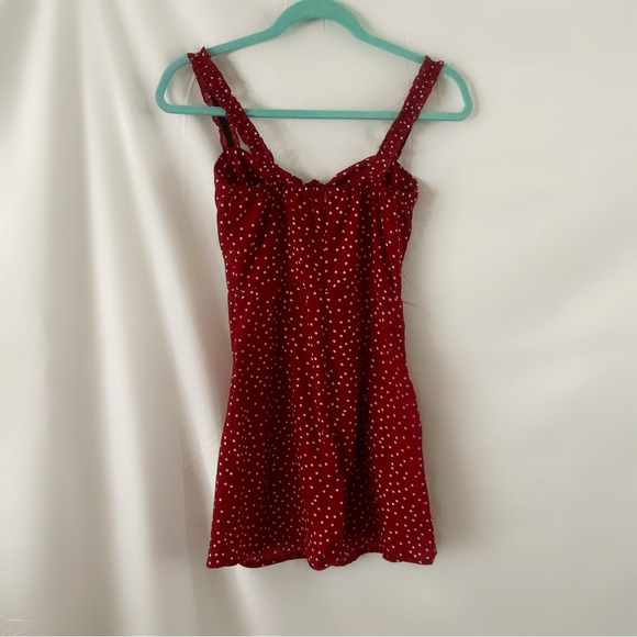 Princess Polly red polka dot mini dress size 0 midnight madness summer - Picture 6 of 8